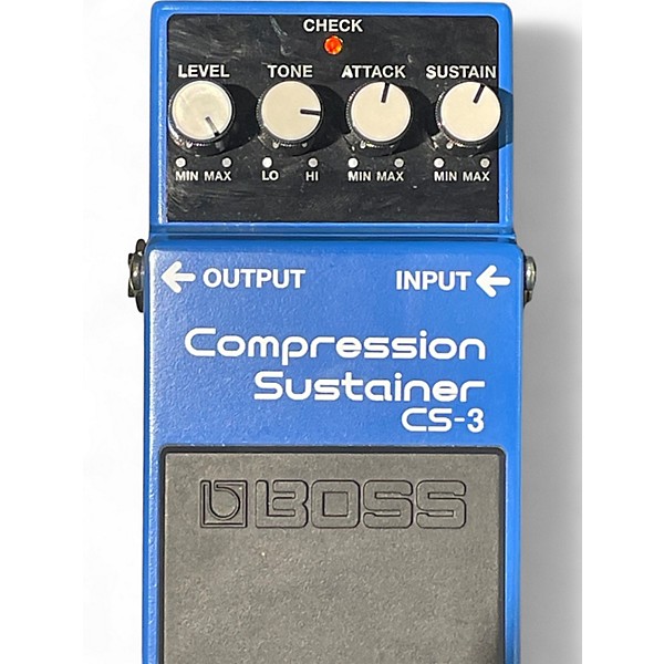 Used BOSS CS3 Compressor Sustainer Effect Pedal