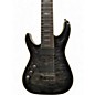 Used Schecter Guitar Research Hellraiser C8 Special 8 String Left Handed Trans Black Electric Guitar thumbnail