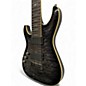 Used Schecter Guitar Research Hellraiser C8 Special 8 String Left Handed Trans Black Electric Guitar