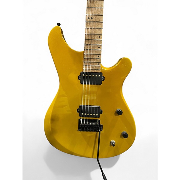 Used Hinnant SPIRIT Metallic Gold Solid Body Electric Guitar