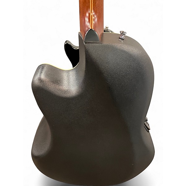 Used Ovation 2771AX-5 Balladeer Black Acoustic Electric Guitar