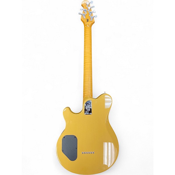 Used Ernie Ball Music Man Ball Family Reserve Axis Super Sport Honey Blonde Hollow Body Electric Guitar