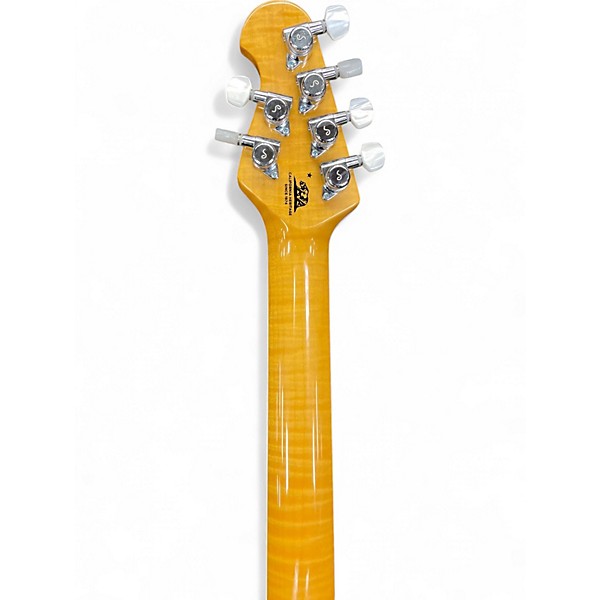 Used Ernie Ball Music Man Ball Family Reserve Axis Super Sport Honey Blonde Hollow Body Electric Guitar