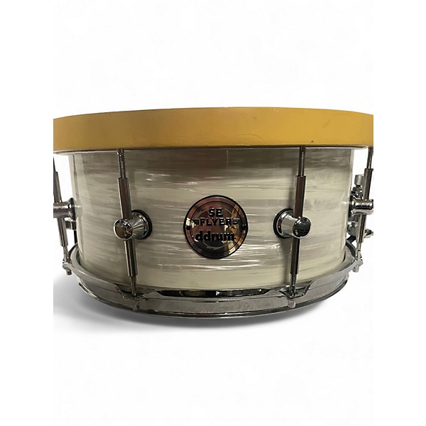 Used ddrum 13in SE FLYER PITSTOP Pearl White Drum