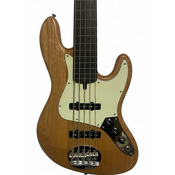 Used 2024 Lakland skyline  Natural Electric Bass Guitar