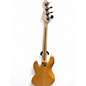 Used Squier Jazz Bass Natural Electric Bass Guitar