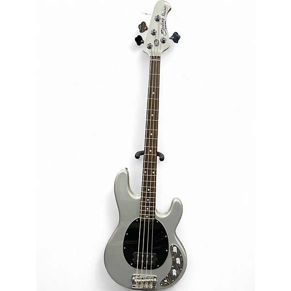 Used Sterling by Music Man Ray34 CA Silver Electric Bass Guitar