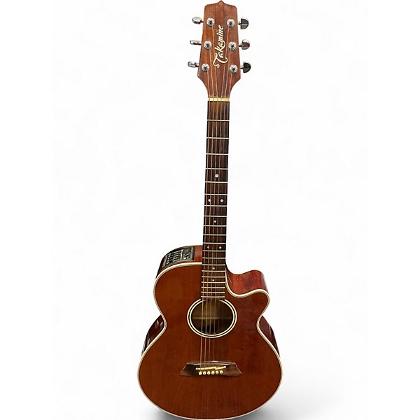 Used Takamine EF261S(AM) Mahogany Acoustic Electric Guitar