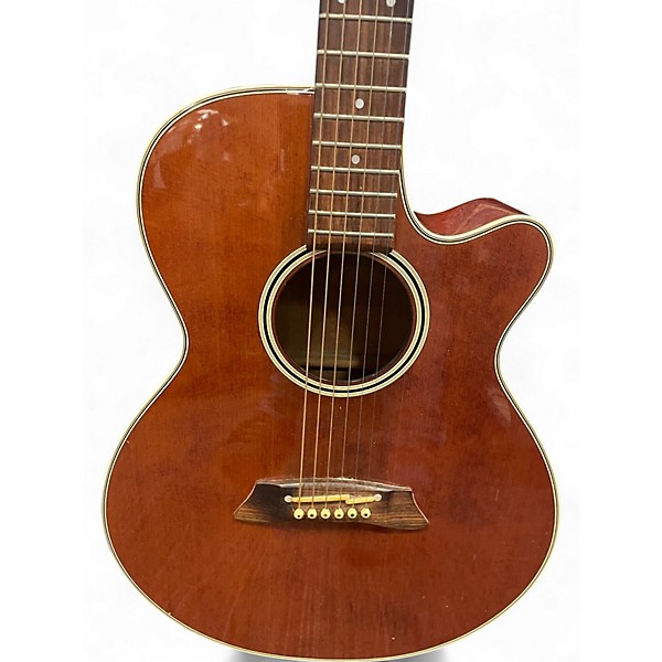Used Takamine EF261S(AM) Mahogany Acoustic Electric Guitar