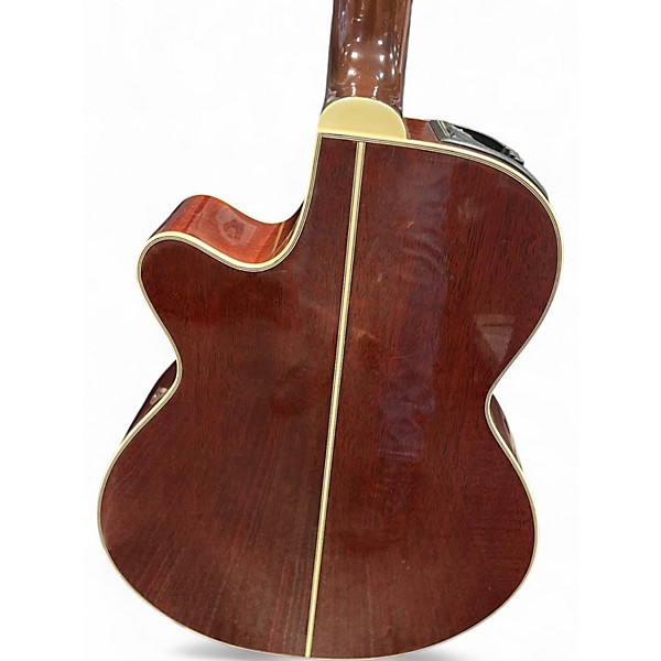Used Takamine EF261S(AM) Mahogany Acoustic Electric Guitar