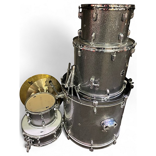 Used PDP by DW 5 Piece ENCORE Silver Drum Kit