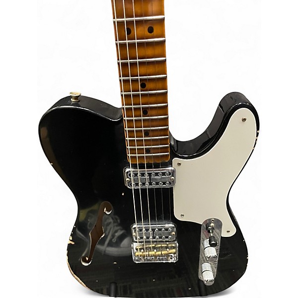 Used 2023 Fender CUSTOM SHOP LTD CABALLO TONO LIGERO RELIC TELECASTER THINLIN BLACK Hollow Body Electric Guitar