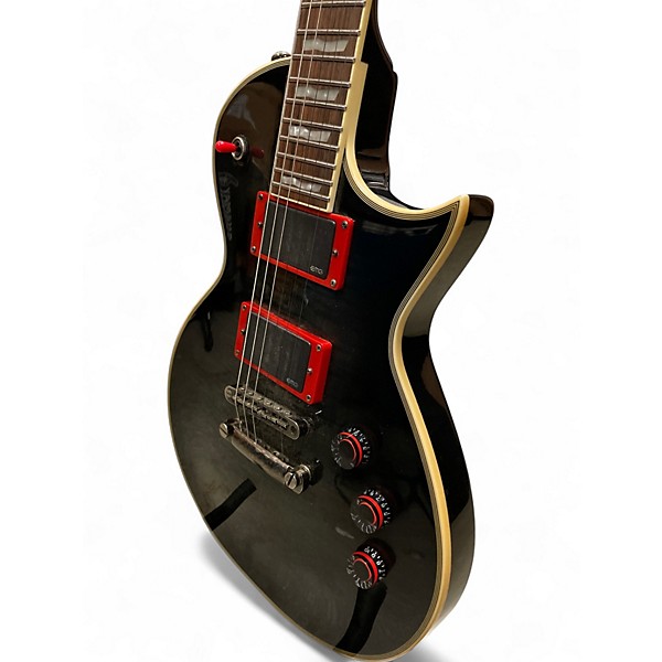 Used ESP LTD EC401FM Black Solid Body Electric Guitar