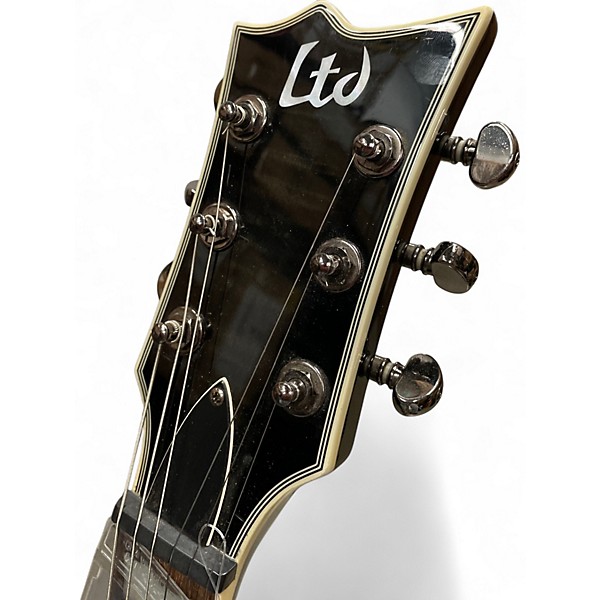 Used ESP LTD EC401FM Black Solid Body Electric Guitar