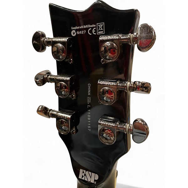 Used ESP LTD EC401FM Black Solid Body Electric Guitar