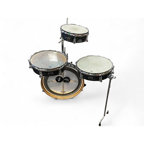 Used DW 4 Piece LOW PRO PERFORMANCE BLACK PEARL Drum Kit,New Products : American Fashion Style Bags On Sale