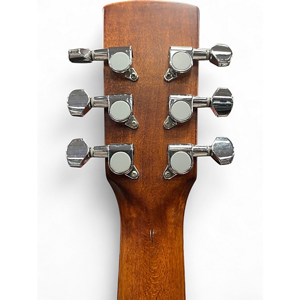Used Original Hound Dog Round Neck Resonator Natural Acoustic Guitar