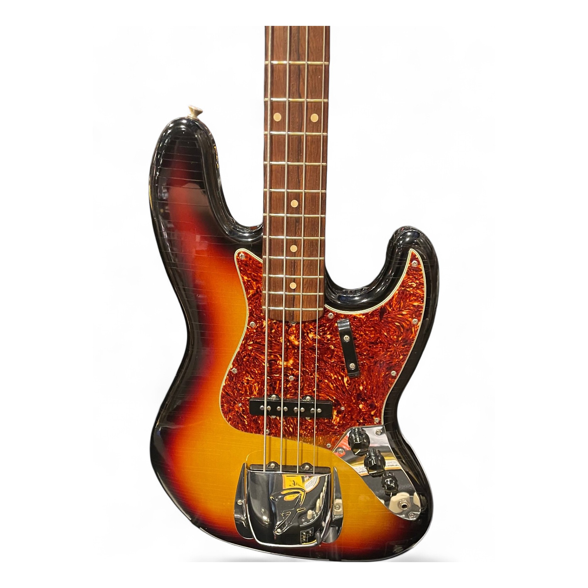 Used 2002 Fender 1964 JAZZ BASS NOS 3 Color Sunburst Electric Bass