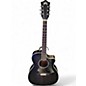 Used Guild OM260-CE DELUXE Trans Black Acoustic Electric Guitar