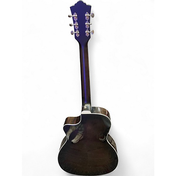 Used Guild OM260-CE DELUXE Trans Black Acoustic Electric Guitar