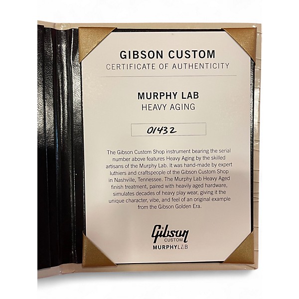 Used 2021 Gibson CUSTOM SHOP 60S LES PAUL WILDWOOD MURPHY LAB DUTCH BURST Solid Body Electric Guitar