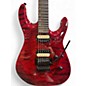 Used 2013 Jackson DK2QHT Pro Dinky Trans Red Solid Body Electric Guitar