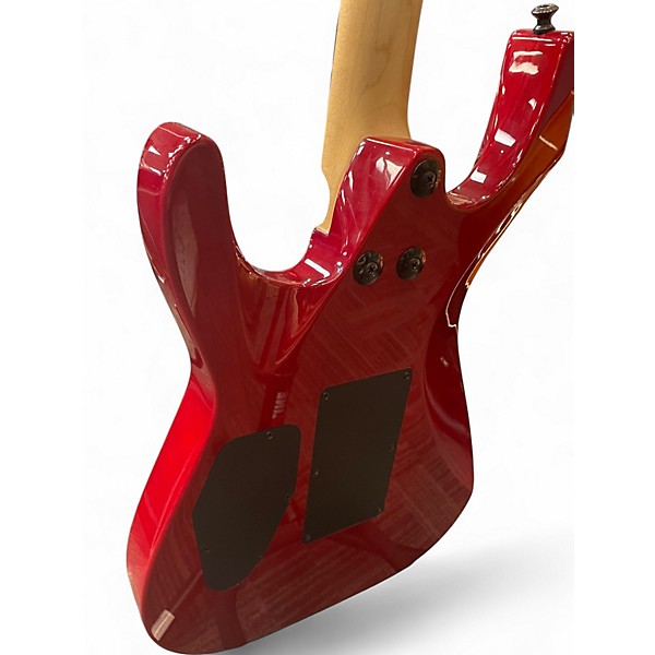 Used 2013 Jackson DK2QHT Pro Dinky Trans Red Solid Body Electric Guitar