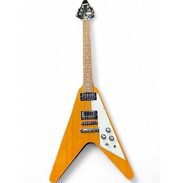 Used 2023 Gibson Flying V Antique Natural Solid Body Electric