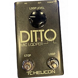 Used 2021 TC Helicon DITTO MIC LOOPER Pedal