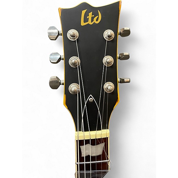 Used Esp Ltd EC-256 Aged Amber Burst Solid Body Electric Guitar