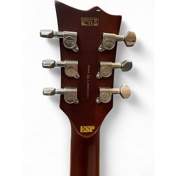 Used Esp Ltd EC-256 Aged Amber Burst Solid Body Electric Guitar