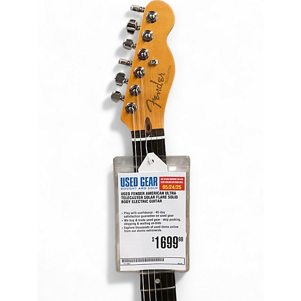 Used Fender American Ultra Telecaster solar flare Solid Body Electric Guitar