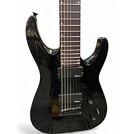 Used Jackson JS22-7 Dinky 7 String Black Solid Body Electric Guitar