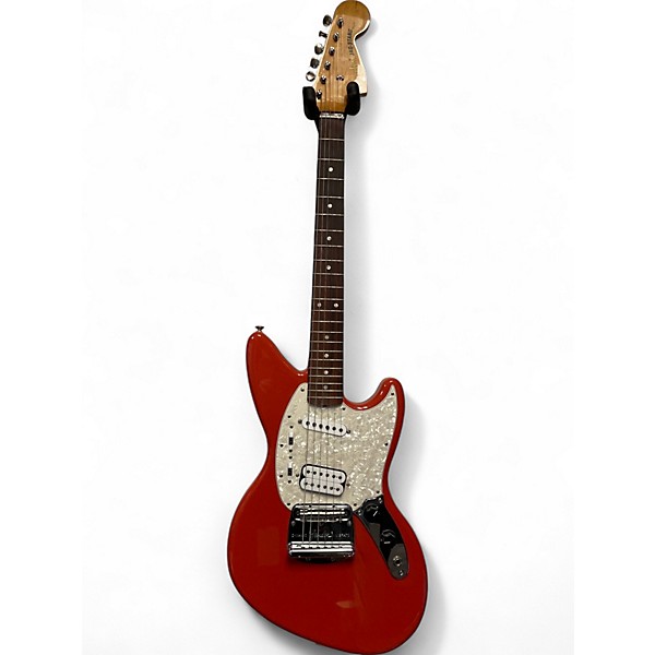 Used Fender Jagstang Fiesta Red Solid Body Electric Guitar