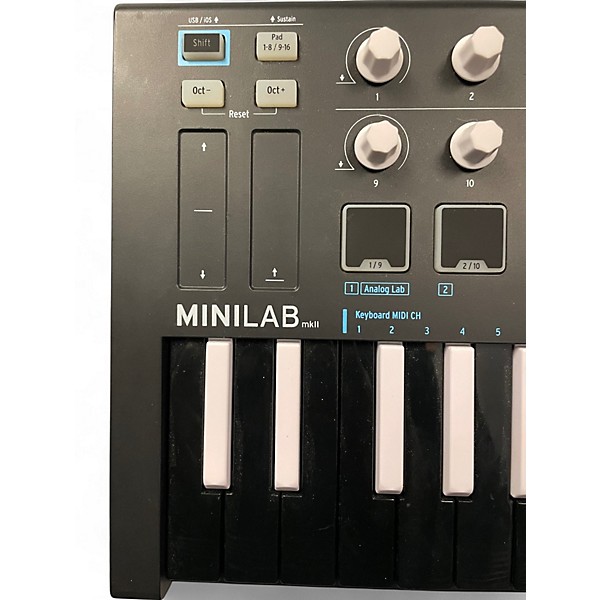 Used Arturia Minilab MKII MIDI Controller