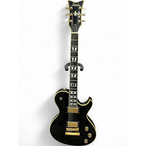 Used Schecter Guitar Research Solo 6 Custom Black Solid Body