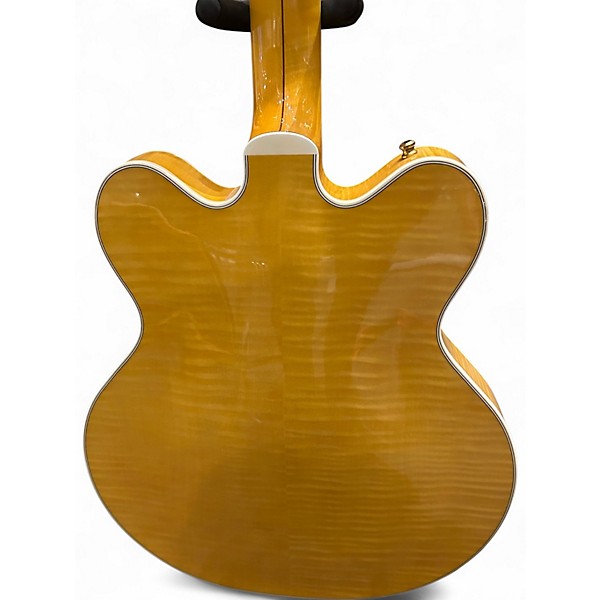 Used Gretsch Guitars G6122TFM AMBER STAIN Hollow Body Electric Guitar