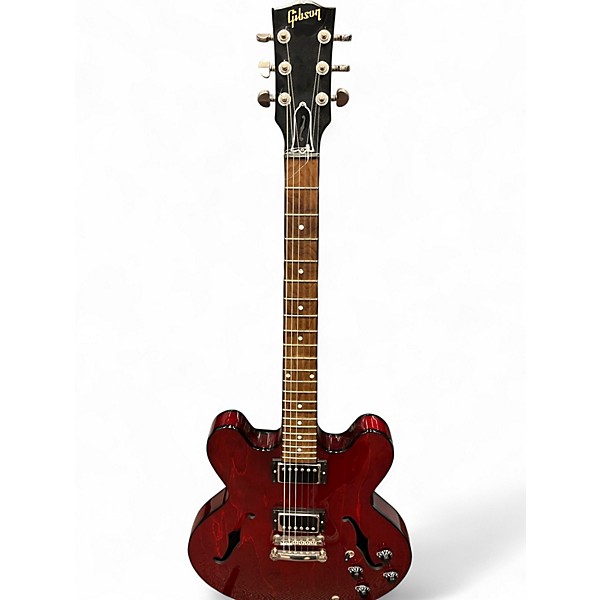 Used 2016 Gibson ES335 Dot Reissue Worn Cherry Hollow Body Electric Guitar
