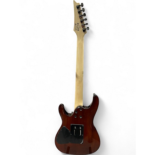 Used Ibanez S670QM Dragon Eye Burst Solid Body Electric Guitar