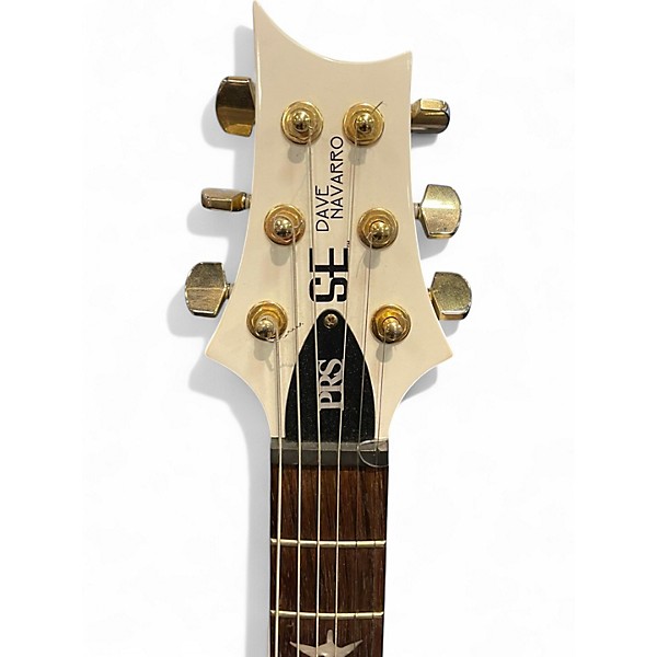 Used PRS Dave Navarro Signature SE White Solid Body Electric Guitar