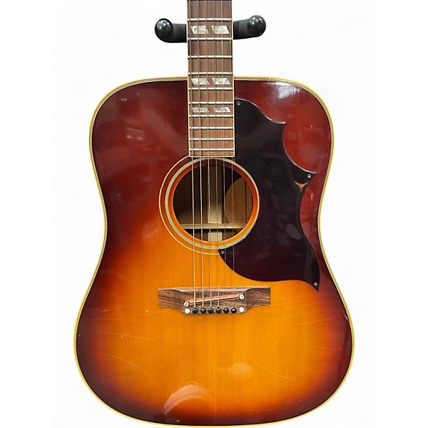 Vintage 1968 Gibson Southern Jumbo Sunburst Acoustic Electric Guitar