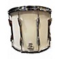 Used Premier 14in MARCHING SNARE Olympic White Drum