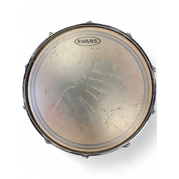 Used Premier 14in MARCHING SNARE Olympic White Drum