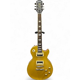 Used 2022 Epiphone Les Paul Traditional Pro IV WORN METALLIC GOLD Solid Body Electric Guitar