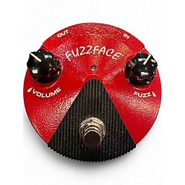 Used Dunlop FFM2 Germanium Fuzz Face Mini Red Effect Pedal