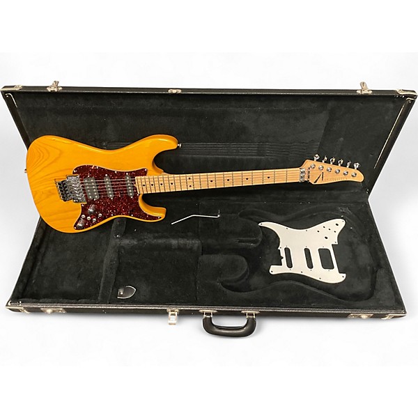 Vintage 1997 Tom Anderson Classic Translucent Amber Solid Body Electric Guitar