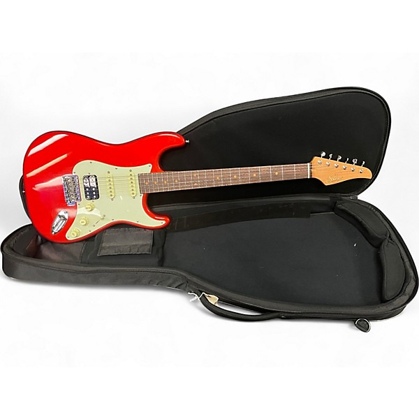 Used Suhr Classic S Antique HSS Candy Apple Red Solid Body Electric Guitar