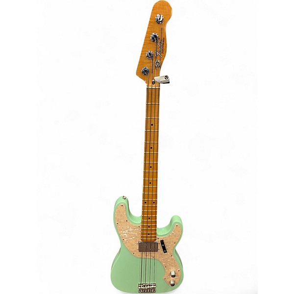 Used Fender vintera II 70S TELECASTER BASS Surf Green Electric Bass Guitar