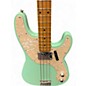 Used Fender vintera II 70S TELECASTER BASS Surf Green Electric Bass Guitar