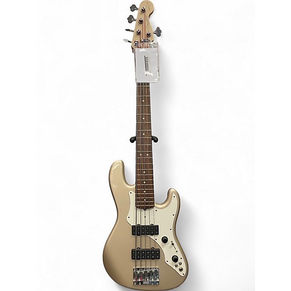 Used 1997 Fender Roscoe Beck V 5 String Signature Jazz Bass Aztec Gold Electric Bass Guitar,New Products : American Fashion Style Bags On Sale